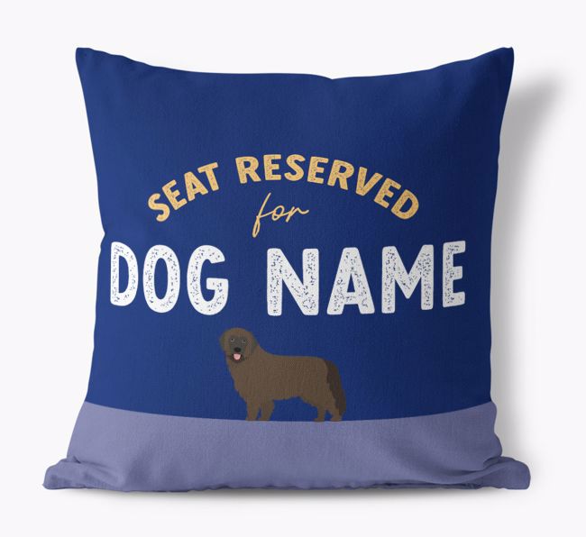 Reserved For: Personalised {breedFullName} Canvas Cushion